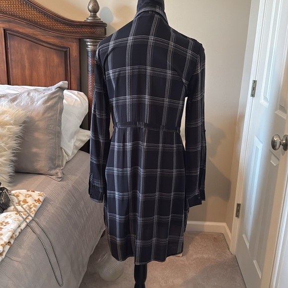 Love Notes Dress black plaid size large - Picture 2 of 5